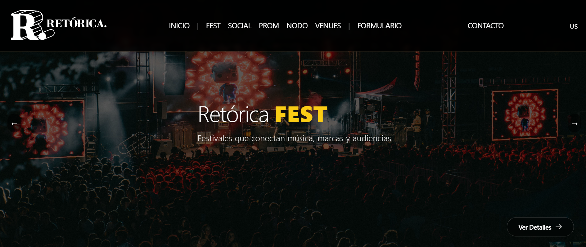 Retórica services sections